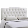 East End Imports Annabel Queen Vinyl Headboard- White MOD-5155-WHI